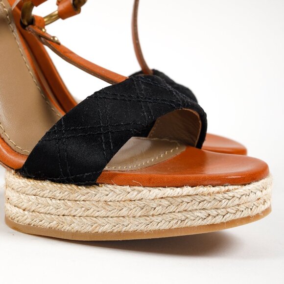 Marc Jacobs Brown & Black Strappy Heels - Picture 7 of 12